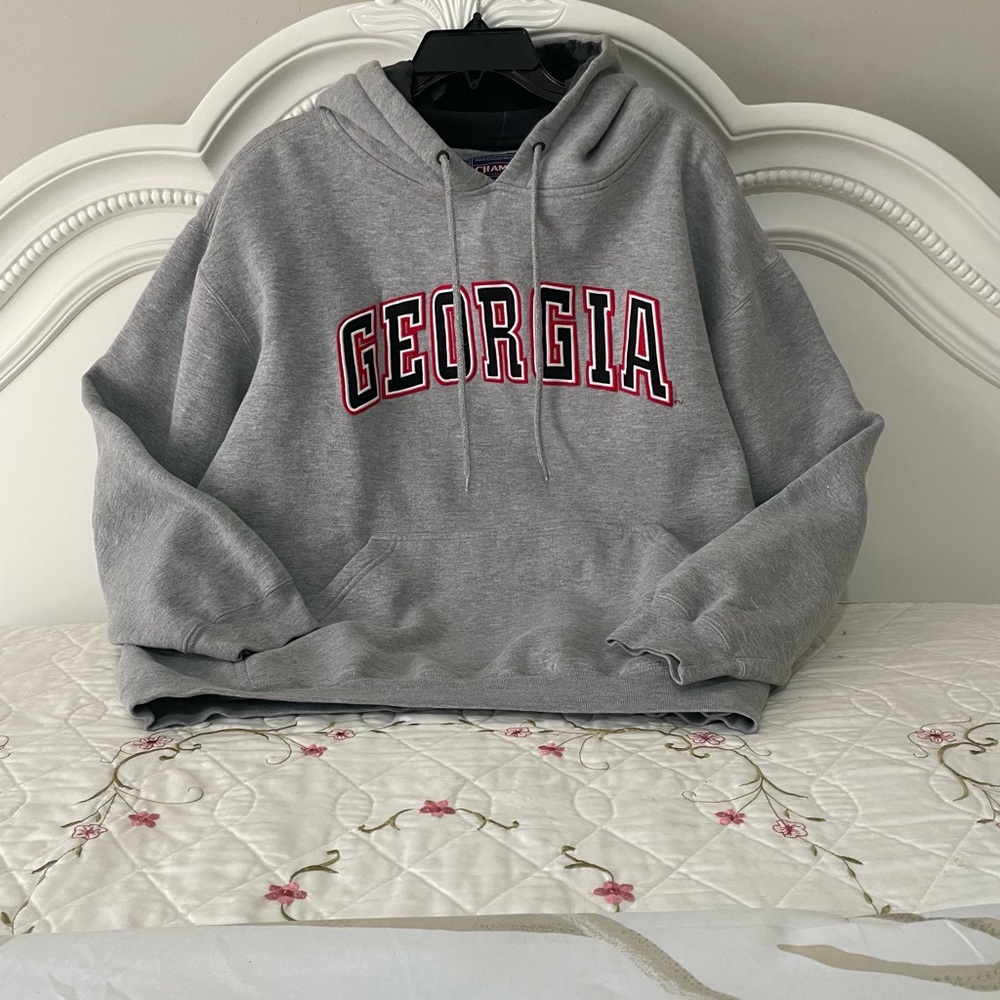 Mens Georgia Bulldog gray hoodie by Champs.